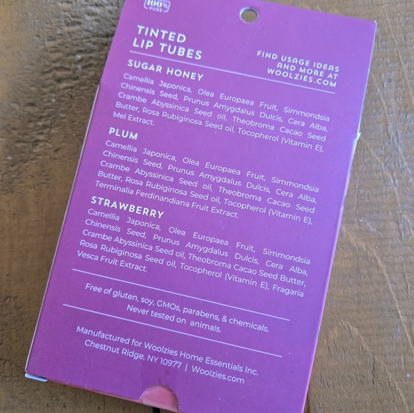 Tinted Lip Tube ONLY 2 IN BOX by Soap & Glory - Orange, Purple NEW - Picture 2 of 4